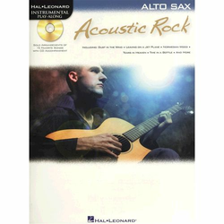 ACOUSTIC ROCK PLAY ALONG +CD ALTO SAX