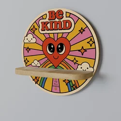shumee Okrogla polica BE KIND