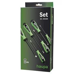 HAUPA set odvijača, ravni i PH
