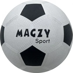 Lopta fudbalska crno bela Magzy Sport