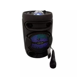 MIKADO Bluetooth zvučnik, karaoke MD-602KP, mikrofon, crni