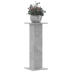 Stalci za biljke 2 kom siva boja betona 30x30x80 cm drveni