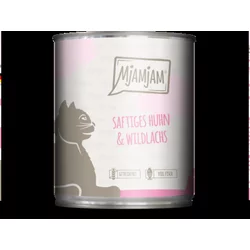 Mjamjam Mačja hrana - piščanec in divji losos - 800 g