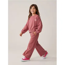 Sinsay - Komplet: duks i pantalone od fleece pletiva - šareno