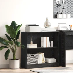 Polica Crni hrast 80 x 24 x 76 cm Konstruirano drvo