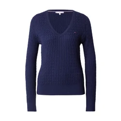 TOMMY HILFIGER Pulover temno modra