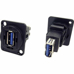 Cliff XLR adapter USB 3.0 A utičnica na USB 3.0 A utičnicu, ugradbeni adapter CP30205N Cliff sadržaj: 1 kom.