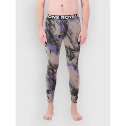 Mons Royale Merino Cascade Flex Legging Base Layer Botto paintbrush blue