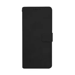 Maska za telefon LEATHER LUX FLIP za Samsung A15, Crna
