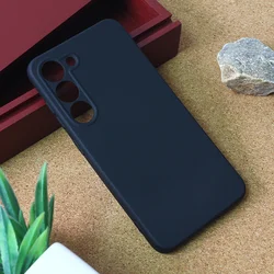 Maska za mobilni telefon Samsung Galaxy S23 TERACELL GIULIETTA MAT, Crna