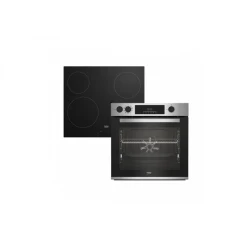 BEKO Ugradni set BBIS14300XMPSE Ugradna rerna + HIC 64401 Ugradna ploča, 72l, Crni