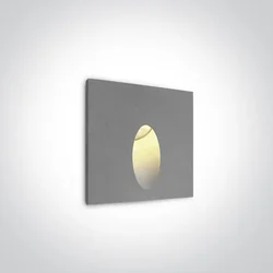 UGRADBENA SVJETILJKA IP54/SIVA/LED 3W/230V 3000K