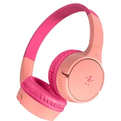 BELKIN SOUNDFORM Mini - Wireless On-Ear Headphones for Kids - Pink