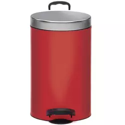 Kanta za đubre crvena 14l inox 978851