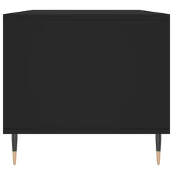 Stolić za kavu crni 90 x 49 x 45 cm od konstruiranog drva
