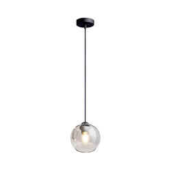 Luster na sajli LATIL 1xE27/60W/230V crna