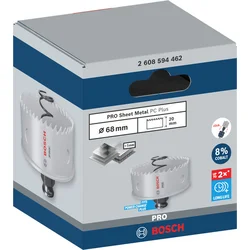 Žaga za izrezovanje lukenj PRO Sheet Metal PC Plus, 68 mm