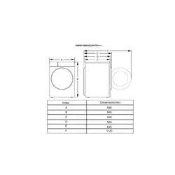 Mašina za pranje veša HEINNER HWM-HMK1014IVTA+++ 10kg/1400o/inverter/siva