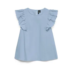 VERO MODA Bluza VMRITA golobje modra