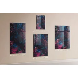 tulup.si Magnetna tabla Tropski listi 60x90 cm