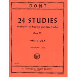 DONT:24 STUDIES OP.37