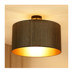 Brilagi - Plafonski luster BOSTON ROLLER 1xE27/15W/230V prečnik 45 cm braon/zlatna