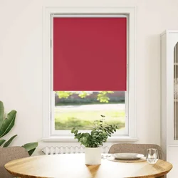 Rolo zavjesa za zamračivanje crvena 80x130 cm Širina tkanine 75,7 cm Poliester