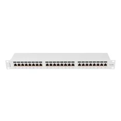 Lanberg PPSA-1024-S patch panel 1U, F/UTP Cat6a, 24 vrat