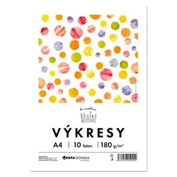 Risbe 180 g, A4, 10 kosov, bele barve