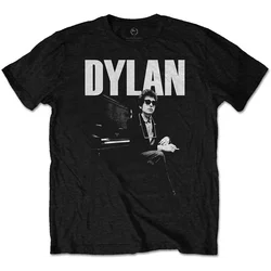 Bob Dylan Unisex majica At Piano XL