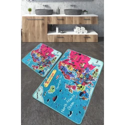 Lessentiel Maison Set od 2 kupaonska tepiha Šarene