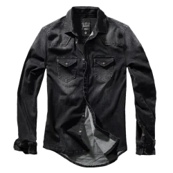 Moška srajca BRANDIT - Riley - Denims - 4020-črna