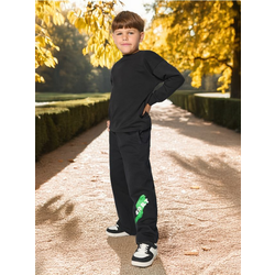 Sinsay - Donji deo trenerke Wide leg - crno