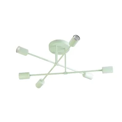Plafonski luster CAMBRIDGE 6xE27/15W/230V, zelene boje