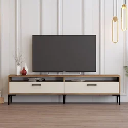 HANAH HOME TV polica Istanbul 2 WalnutCream