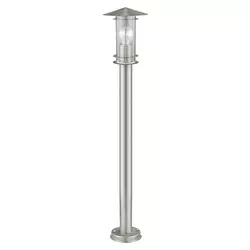 Eglo Lisiospoljna podna lampa/1, e27, h1000, inox/staklo