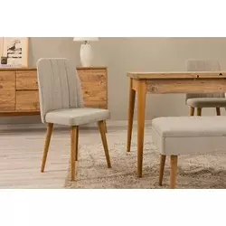 Hanah Home Trpezarijska stolica Vina 1005, 47x90x44 cm, Bež