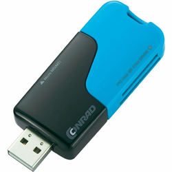USB čitalnik kartic Blue Capless- 414031