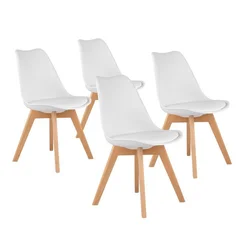 BOLZZ Set od 4 stolice Napoli, Beli