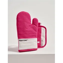 Sinsay - Kuhinjska rukavica i podmetač Pantone - fuksija