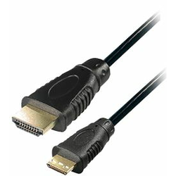 Transmedia HDMI-plug type A to HDMI plug type C, 1m