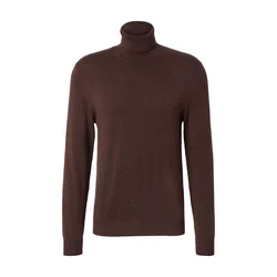 JACK & JONES Pulover JJEEMIL temno rjava