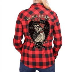 Ženska srajca BLACK HEART - LENY - RDEČA - 17250