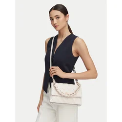 Guess Ročna torba Maxine HWQG97 33200 Kremna