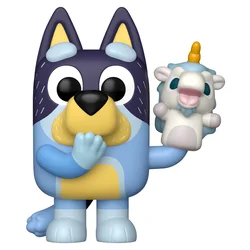 Vinska figurica Funko Pop! Animation: Bluey – Bandit z Unicorsom #2371