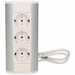 Orno Produžni kabel sa 3 x Schuko utičnice, ugradbena - OR-GM-9001/W-G(GS)