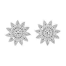 Obsessive Olianna Nipple Stickers Silver