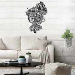 Atelier Del Sofa Zidna dekoracija Heart Of Beauty, 47x70 cm 2 mm, Crna