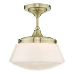 Där Lighting CAD0175 -Kupatilski prislonjen luster CADEN 1xE27/60W/230V IP44 mesing