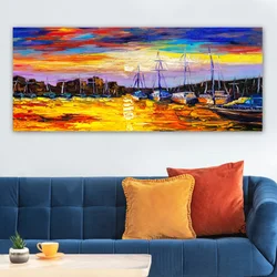 Wallity Slika na platnu 50x120cm